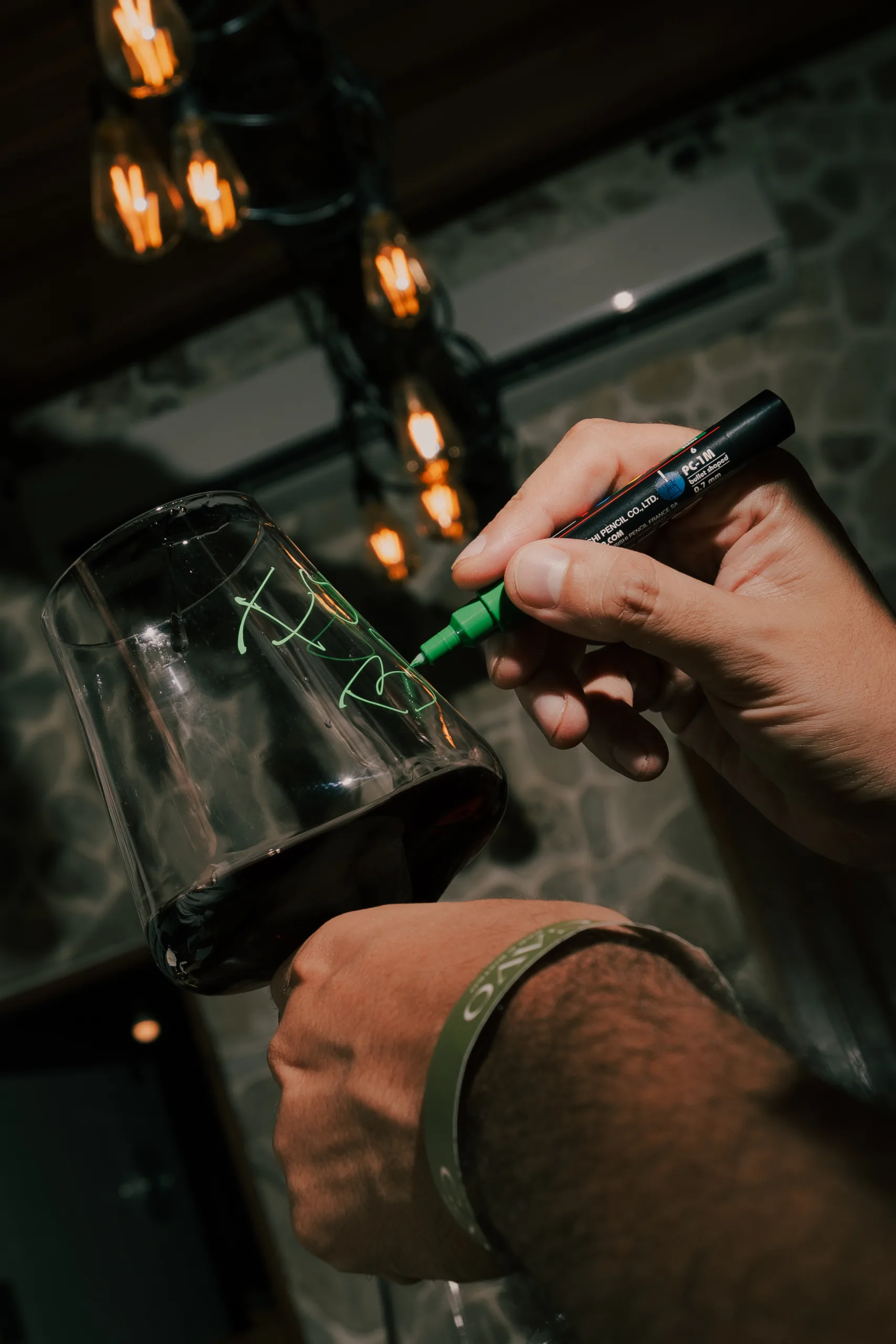 Bartender pouring wine at CAVO Bar & Bistro